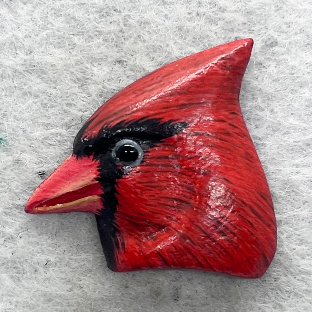 🔮 5/$25 Vintage Cardinal Pin